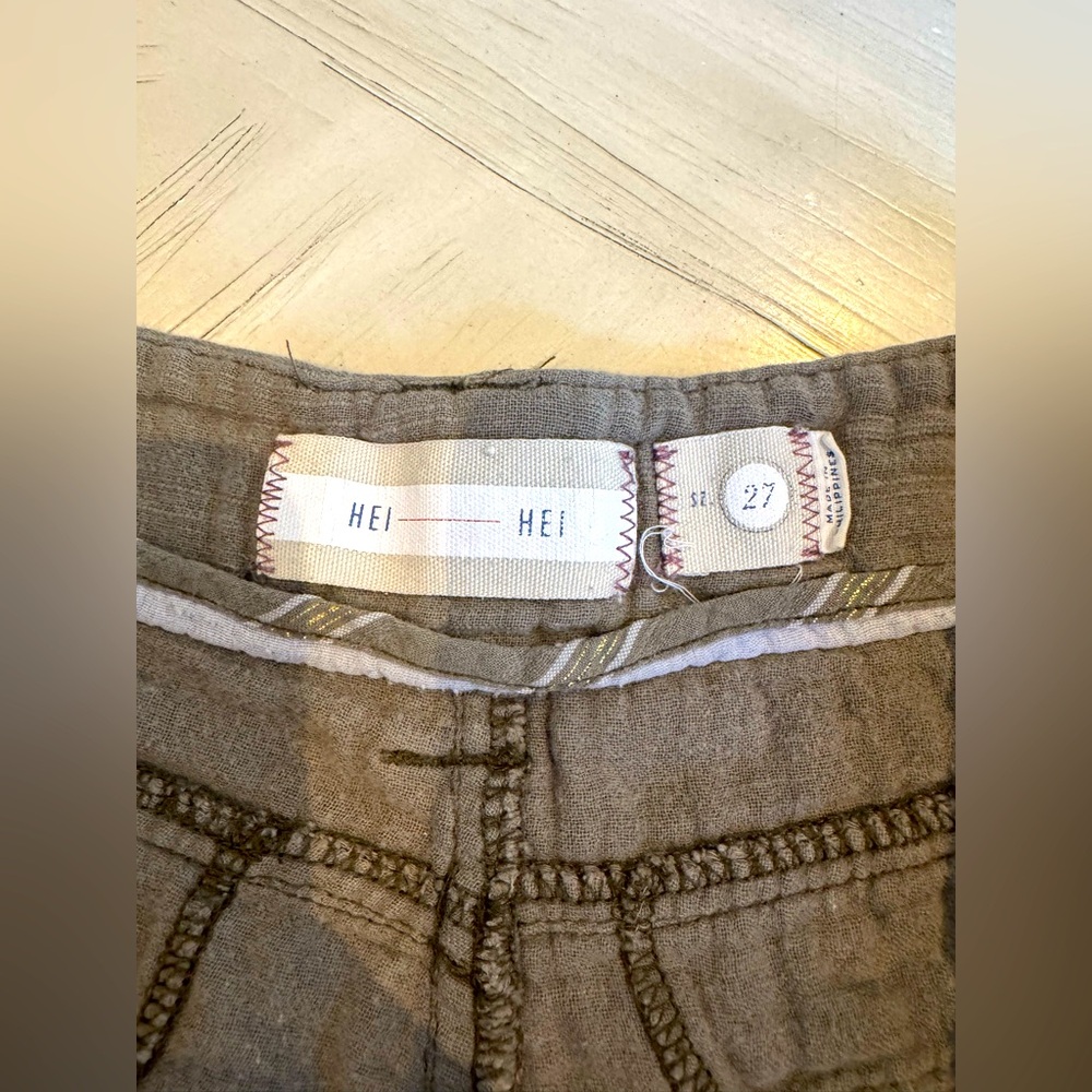 Anthropologie Sand City Shorts by Hei Hei  Size 27 - Brown - Picture 7 of 10